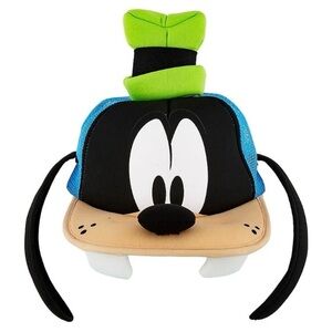 Disney Parks Goofy Face Ears Mesh Foam Adult Baseball Cap Hat